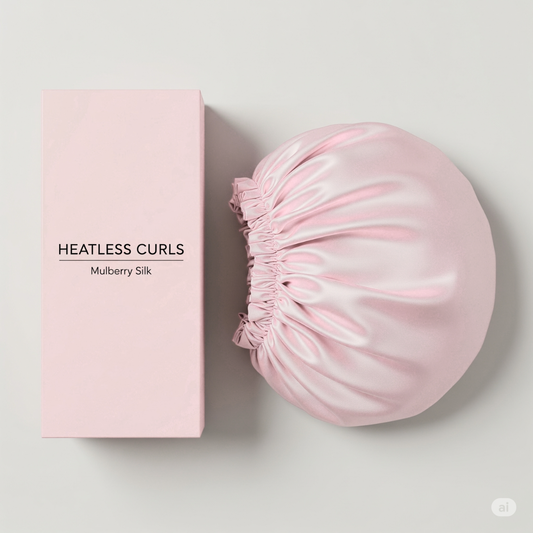 100% Mulberry Silk Hair Bonnet - Frizz Control & Hair Protection