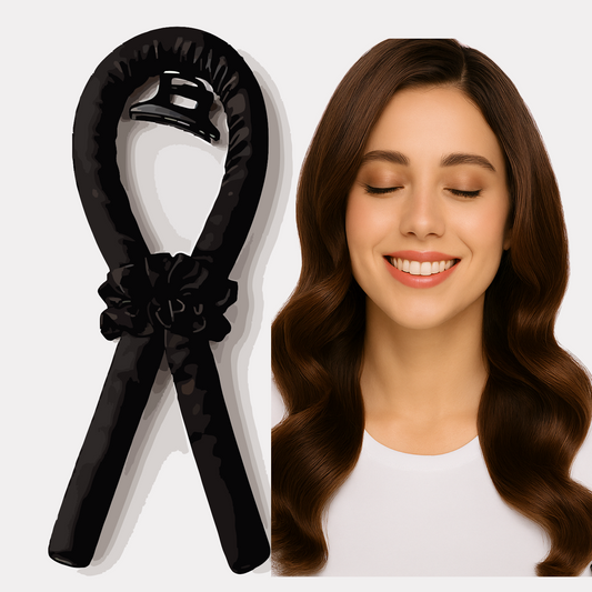 Overnight Heatless Curlers – Includes Curling Rod, Scrunchies & Clip | By Heatless Curls