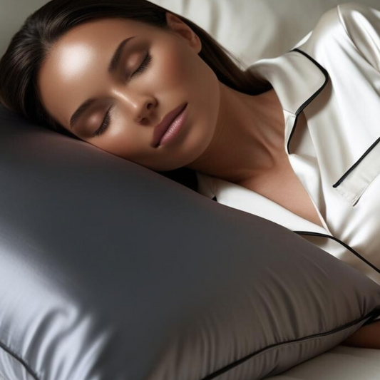 Mulberry Silk Pillowcase – 100% Pure Silk, Hypoallergenic, Frizz-Free