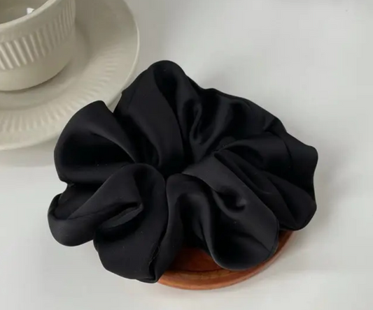High-Grade Satin-Silk Solid Color Hair Scrunchies
