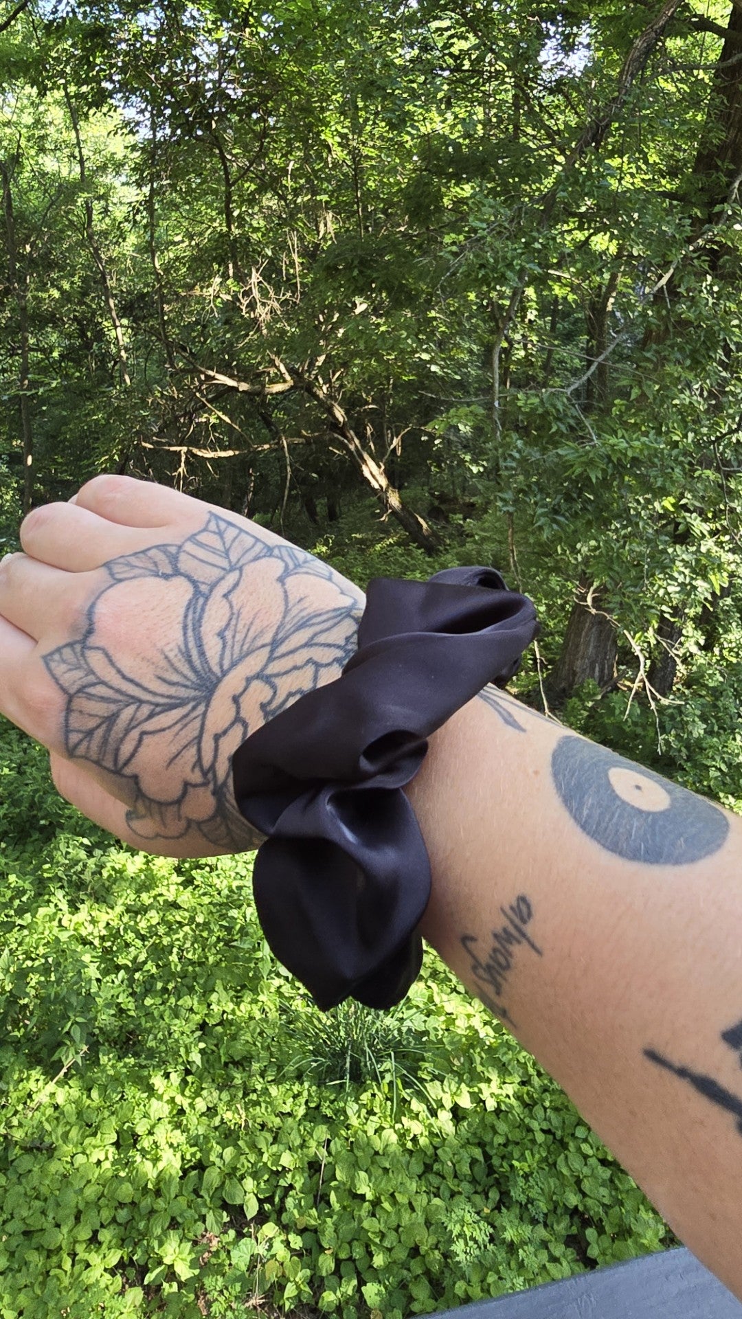 High-Grade Satin-Silk Solid Color Hair Scrunchies