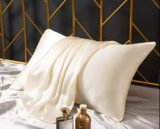 Mulberry Silk Pillowcase – 100% Pure Silk, Hypoallergenic, Frizz-Free